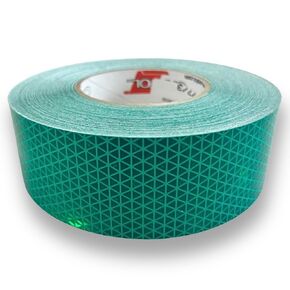 Reflective Solutions- V92 Reflective Tape- Green Reflective Tape- 2" x 150' Roll- DOT-C2 Reflective Tape-ORAFOL Oralite Reflective Tape- Made in USA Green Dot Reflective Tape for Cars, Trucks,Trailers