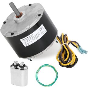 5KCP39BGS069S Condenser Fan Motor, 3S001 Condenser Electric Motor Compatible with Carrier, genteq, Dayton, fasco G3907, GE3907, HC33GE233A, HC34GE234, HC33GE230 etc AC/Air Conditioner 1-Year Warranty