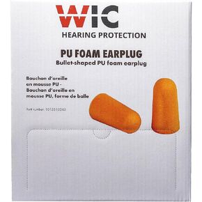 Maximize Your Safety: Minco Wholesale & Supply Orange NRR 32 dB Bullet Earplugs - Unbeatable Ear Protection! 200 Pairs, 400/Case
