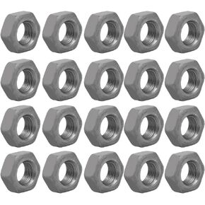 uxcell 20pcs M10 Thread 1.0mm Pitch Metric Fine Thread Carbon Steel Left Hand Hex Nut
