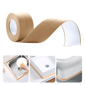 شريط مانع التسرب للحمام، شريط السد المقاوم للماء، شريط السد في زوايا الحائط، شريط إغلاق ذاتي اللصق، شريط بسيط للمطبخ، حوض استحمام المرحاض، الحمام، المغسلة، سطح الطاولة وحامي حافة الجدار الأرضية in Kuwait