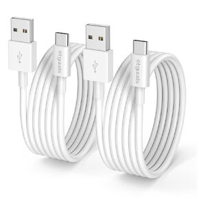 etguuds Car Carplay Cable for iPhone 16 15/ 16Pro 15Pro/ 16 15 Plus/ 16 15 Pro Max, 3 ft USB to USB C Cable for Apple Car Play iPhone 16 15, USB C iPad - 2 Pack USB A to USB C Car Charger Cable