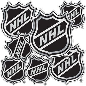 Desert Cactus NHL Main Logo Stickers Shield Vinyl Decal Laptop Water Bottle Car Scrapbook National Hockey League (Type 3 - Main Logo)