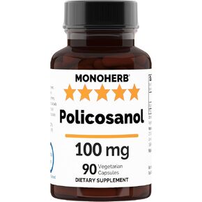Policosanol 100 mg per Capsule - 90 Veg Capsules
