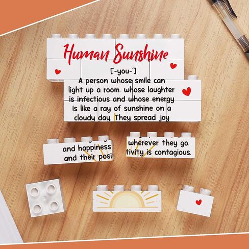 Unique Thank You Gifts for Women Sunshine Gifts Appreciation Gifts for Teacher Boss Coworker Friends, Inspirational Quotes Sign, Human Sunshine Decorative Signs & Plaques in Saudi Arabia