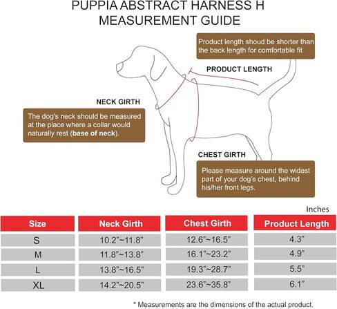 Puppia Neon Dog Harness H قوي قابل للتعديل للرقبة والصدر عاكس للضوء الأمامي والخلفي على شكل حرف D للكلاب الصغيرة والمتوسطة، وردي، X-Large in Saudi Arabia