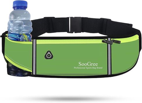 Men Women Running Belts,Adjustable Waist Pack,Waterproof Running Fanny Pack,Waterproof Running Waist Pouch Bag with Reflective Strip,Runner Belt for Running Walking Cycling Camping Gym in Kuwait