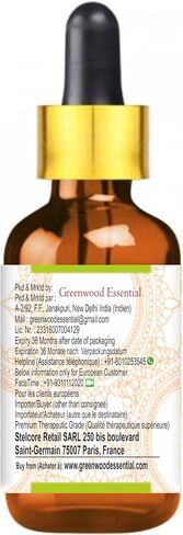Pure Sesame Oil (Sesamum indicum) with Glass Dropper Cold Pressed 30ml (1 oz) in Kuwait