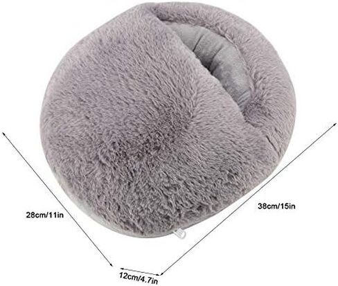 Electric Heating Pad USB Foot Warmer Cushion Adjustable Temperature for Winter Office Heating Slippers Shoes(Gray) in Saudi Arabia