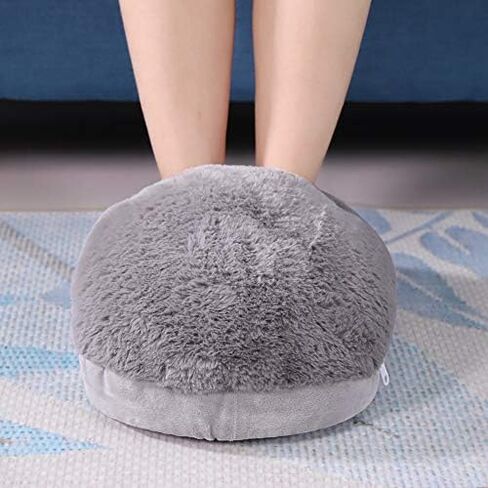 Electric Heating Pad USB Foot Warmer Cushion Adjustable Temperature for Winter Office Heating Slippers Shoes(Gray) in Saudi Arabia