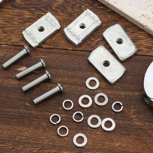 مجموعة مسامير AIEX 8 قطع تناسب Rhino-Rack Pioneer Rotopax M8 304 مسامير آلة من الفولاذ المقاوم للصدأ طقم صامولة ملحقات براغي الآلة لأجهزة الآلة حامل السيارة 43203 (30 مم) in Kuwait