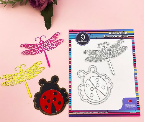 Alinacutle Flowers Leaves Metal Die Cut Dies for Handmade Card Making Scrapbooking Album Paper Craft Template… in Kuwait