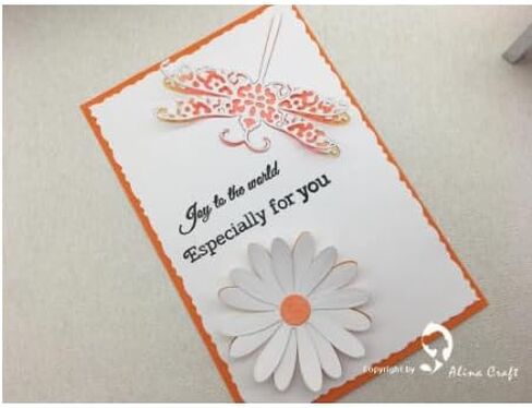 Alinacutle Flowers Leaves Metal Die Cut Dies for Handmade Card Making Scrapbooking Album Paper Craft Template… in Kuwait