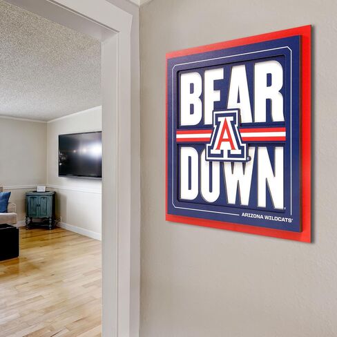 YouTheFan NCAA Arizona Wildcats Slogan Series 3D Wall Art in Saudi Arabia
