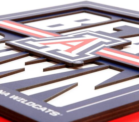 YouTheFan NCAA Arizona Wildcats Slogan Series 3D Wall Art in Saudi Arabia