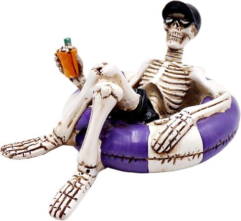 تمثال نيدزو الهيكلي في حمام السباحة، ديكور منزلي صيفي مخيف، ديكورات الهالوين المضحكة، 5.5 بوصة in Kuwait