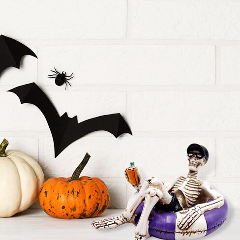 تمثال نيدزو الهيكلي في حمام السباحة، ديكور منزلي صيفي مخيف، ديكورات الهالوين المضحكة، 5.5 بوصة in Kuwait