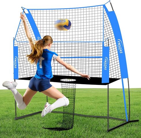 Professional Volleyball Training Net, Adjustable Volleyball Spike Serving Hitting Practice Equipment Machine, Volley Trainer Setting Gear Gifts for Indoor/Outdoor in Saudi Arabia