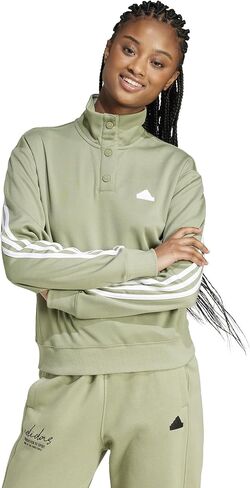 adidas Women's Iconic Wrapping 3-Stripes Snap Track Jacket in Saudi Arabia