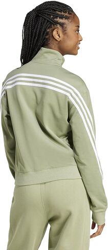 adidas Women's Iconic Wrapping 3-Stripes Snap Track Jacket in Saudi Arabia