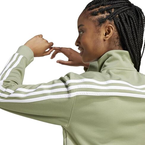 adidas Women's Iconic Wrapping 3-Stripes Snap Track Jacket in Saudi Arabia