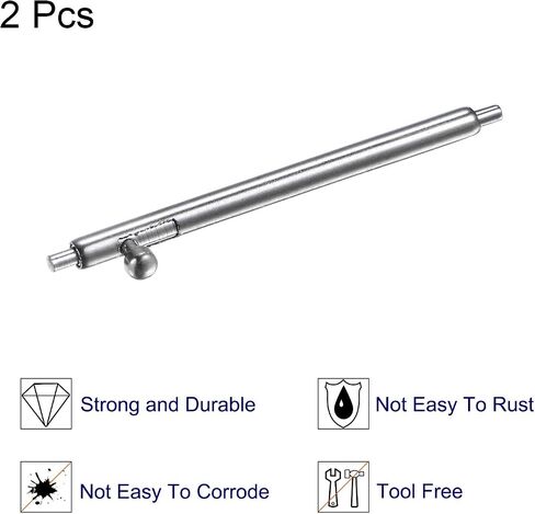 HARFINGTON 2pcs Quick Release Spring Bar 1.5mm Diameter 24mm Width Stainless Steel Watch Pins for Watch Band Straps in Saudi Arabia