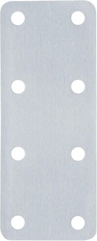 20 PCS 4" x 1-5/8" Aluminum Flat Mounting Bracket, 6 Hole Flat Straight Mending Plate Machines Fixing Braces, 2mm Thickness in Saudi Arabia