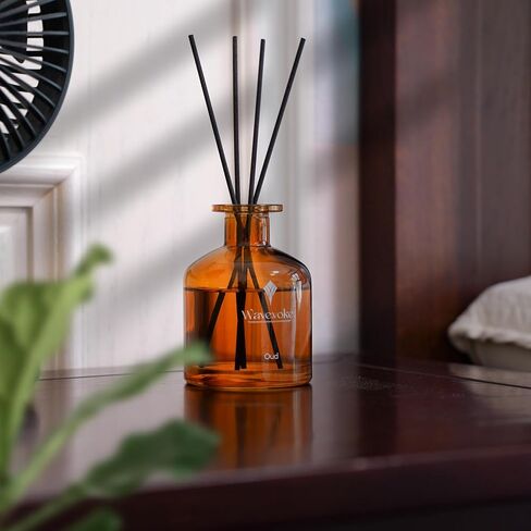 أعواد توزيع الروائح العطرية المعطرة من الروطان من ويففوك-8، 6.7 أونصة - عطر منزلي بالزيت الطبيعي لأجواء ليلة منتصف الصيف in Saudi Arabia