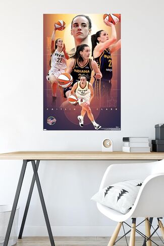 Trends International WNBA Indiana Fever - Caitlin Clark 25 Wall Poster, 22.37" x 34.00", Unframed Version in Saudi Arabia