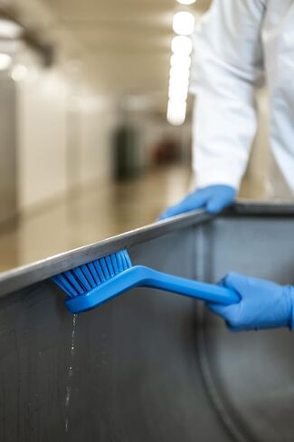 فرشاة تنظيف فيكان ذات مقبض طويل - أصفر in Kuwait