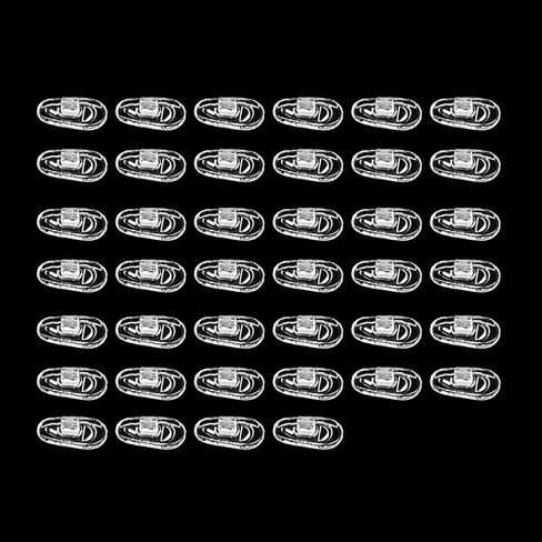 GSHLLO 20 Pairs Silicone Nose Pads Glasses Spectacle Pads Anti Slip Sunglass Pads Push on Nose Pads Eyeglass Eyewear Protective Covers for Glasses in Saudi Arabia