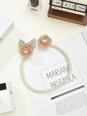 1 Pair of Handmade Artificial Rose Flower Curtain Holdbacks,Curtain Tiebacks Clips Creative Window Drape Twist Tie Backs Curtain Holders Decorative Draperies Holdbacks (Pink) in Kuwait