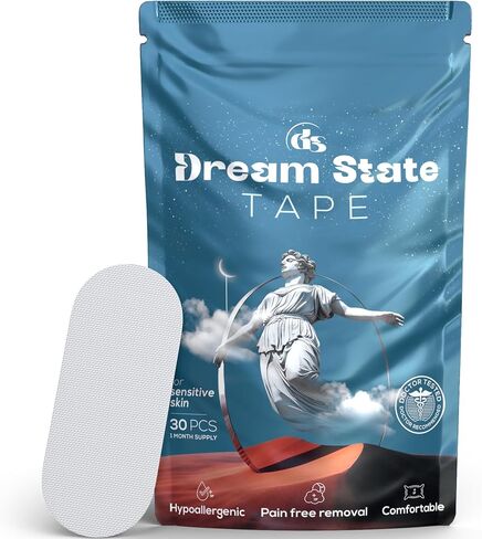 شريط حريري صغير الحجم من Dream State™ - شريط إزالة قوي بدون ألم، لاصق جل السيليكون، يرفع بعيدًا بشكل نظيف - بدون تهيج - 30 عبوة - حجم صغير (1 بوصة × 2 بوصة) in Saudi Arabia