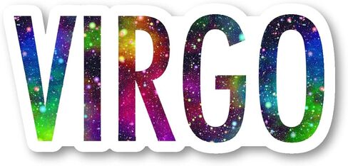 Virgo Astrology Sign Sticker Galaxy Astrology Stickers - 3 Pack - Set of 2.5, 3 and 4 Inch Vinyl Laptop Stickers - for Laptop, Phone, Water Bottle, Car & More Decal (3 Pack) S214639-3Pack in Saudi Arabia