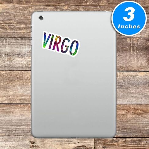 Virgo Astrology Sign Sticker Galaxy Astrology Stickers - 3 Pack - Set of 2.5, 3 and 4 Inch Vinyl Laptop Stickers - for Laptop, Phone, Water Bottle, Car & More Decal (3 Pack) S214639-3Pack in Saudi Arabia