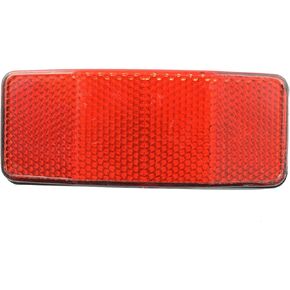 Bicycle Rear Rack Reflector Single Peg Mount Red Front Reflective Rear Warning Light Bicycle Accessories Bicycle Reflector Tail Light Plastic Housing Reflective Accessories
