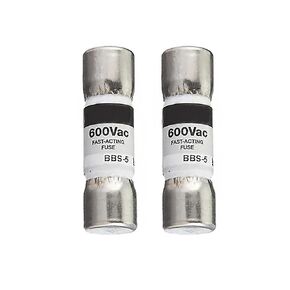 2 Pcs BBS-5 BBS5 (5 Amp) BBS 5 5A 600Vac Fuses Fast-Acting Fuse