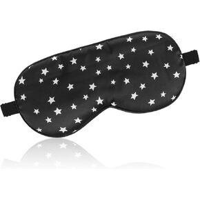 Sleep Mask Soft Eye Mask with Adjustable Strap for Sleeping Eye Sleep Shade Cover Blackout Eye Mask Night Blindfold Block Light Eyeshade for Men Women Night Sleeping Travel Nap Meditation
