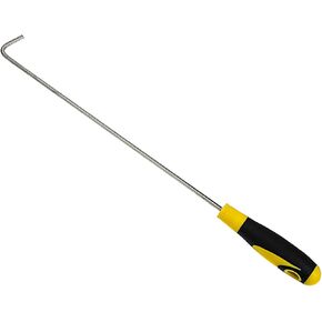 OSALADI Roller Shutter Hook Drain Cover Lifting Hooks Manhole Cover Hook 20 in Wheel Puller Manhole Hook Heavy Duty Butchers Hook Manhole Remover Tool Sewer Hooks Steel Drain
