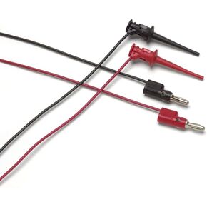 Fluke TL950 2 Piece Mini-Pincer Test Lead Set, 30V rms/60V DC Voltage, 5A Current, 90cm Long