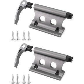 QWORK Aluminum Alloy Bike Block Fork Mount with Quick-Release Lever - 2 Pack Universal Fit, Easy Installation for Storage & Transportation - Fits Most Bicycles - Silver
