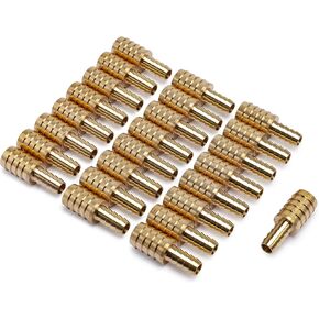 LTWFITTING Brass Barb Hose Reducing Splicer Mender 3/8-Inch ID Hose x5/8-Inch ID Hose Fitting Air Water Fuel Boat(Pack of 25)
