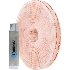 CANOPUS Hook and Loop Tape with Adhesive (½ in x 10 ft), Heavy Duty Reclosable Fastener SJ3560, Mounting Tape for Hanging Picture Frames, Routers, Decoration, Made in USA
