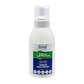24 Hour Defense Foaming Hand Sanitizer | Kills 99.99% Of Germs | Stays Effective Throughout Hand Washings For 24 Hours Of Lasting Protection | Rich, Moisturizing Foam | Fragrance Free | Economy Size 20 Oz Bottle