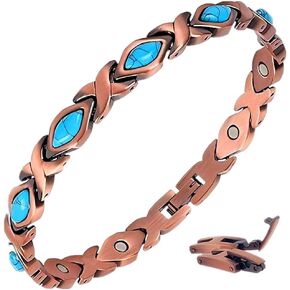 Magnetic Copper Bracelets for Men and Women - 99.99% Pure Copper Magnetic Bracelets