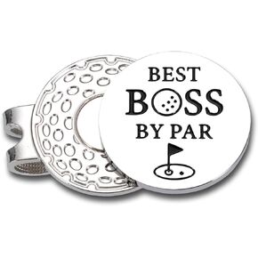 Boss Day Gifts for Men Funny Golf Ball Marker for Men Hat Clip Boss Gifts for Men Women Employee Appreciation Gifts for Leader Boss Christmas Retirement Leaving Thank You Gifts Magnetic Hat Clip in Kuwait