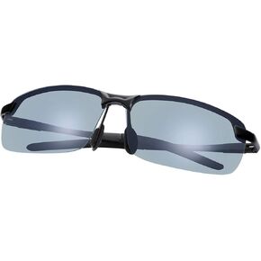 Blue Light Blocking Computer Glasses Photochromic Polarized Sunglasses UV Protection Safety Googles for Men and Women Day and Night Spring Hinge Sports Driving Eyewear Anti Glare Eyestrain Eyeglasses