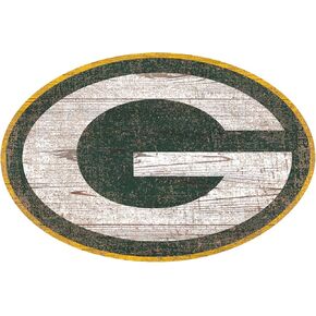 Fan Creations NFL Green Bay Packers Unisex Green Bay Packers Team Logo 8in Cutout, Team Color, 8 inch, (N0983-GBP)