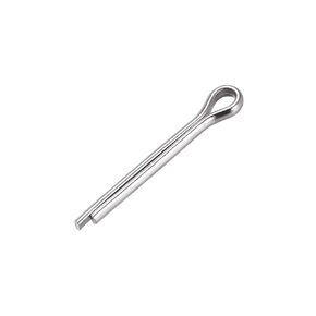 uxcell Split Cotter Pin - 5mm x 40mm 304 Stainless Steel 2-Prongs Silver Tone Fastener Clip Key 25Pcs