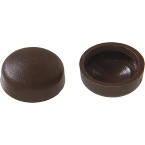 59253 Number 8-10 Brown Nylon Screw Cover , 25-Pack